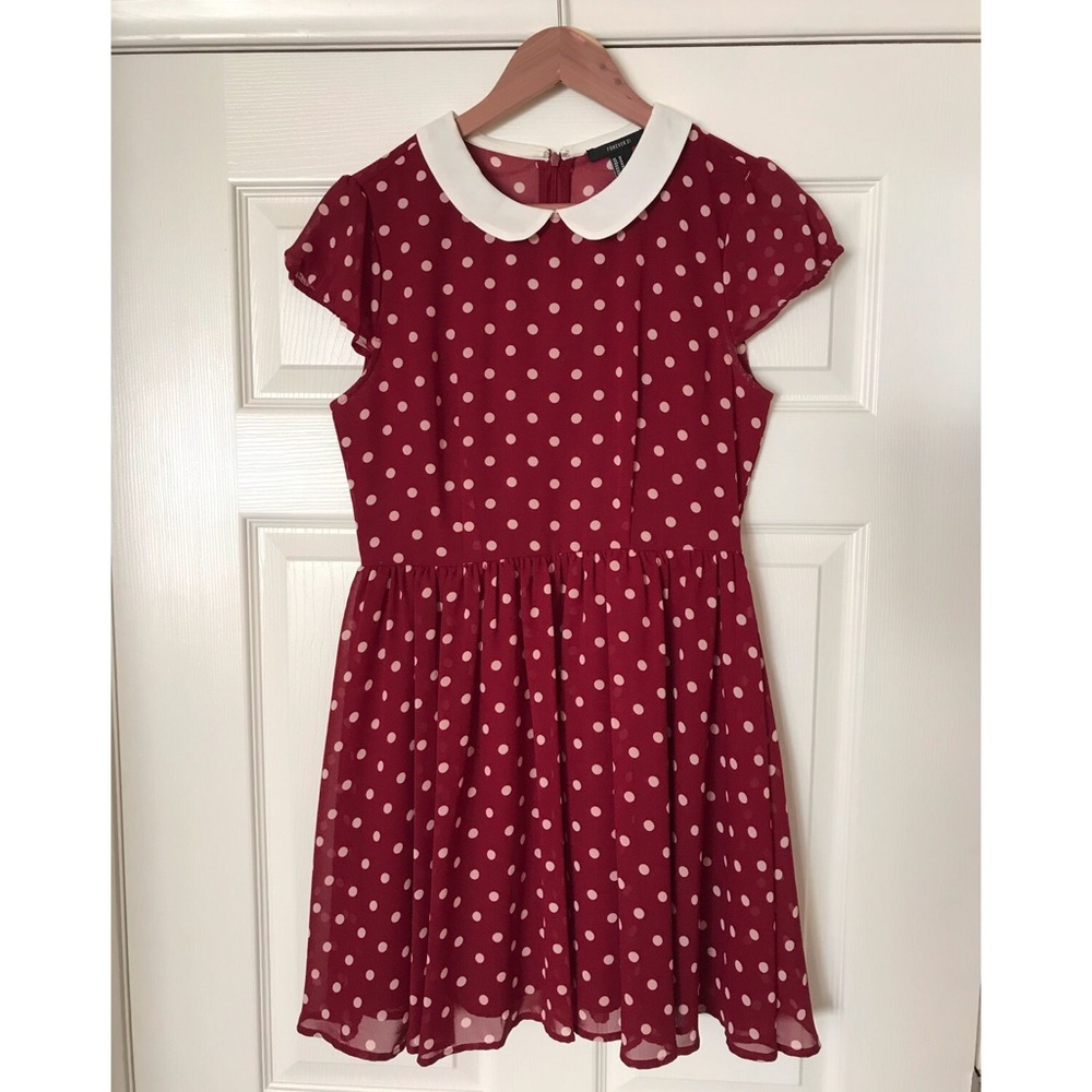 Vintage Style Polka Dot Dapper Dress